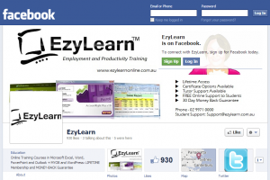 EzyLearn facebook page for MYOB courses