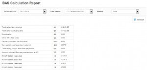 Reach Accounting BAS Calculation Report