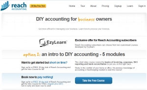 Reach Accounting free course from EzyLearn