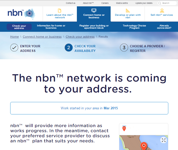 Is the NBN available in your suburb - national broadband network