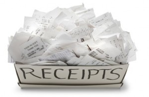 keep receipts for tax deductions this financial year