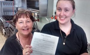 New Morisset Cafe owners at Cafe Limejay use Microsoft Excel to create their new menu-small