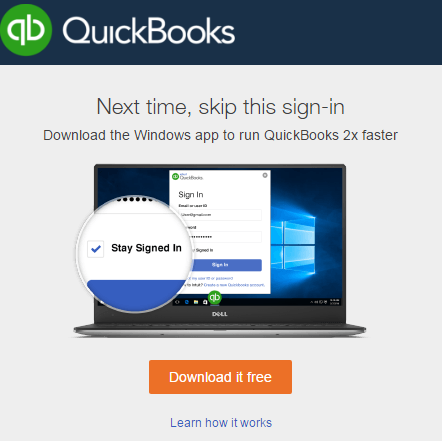 Intuit Quickbooks offers a free Windows app twice as fast - did MYOB make the right choice