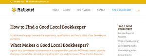 National Bookkeeping Online Directory