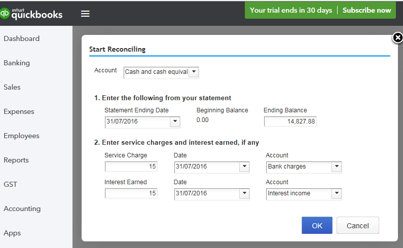 Journal entries and general ledger skills for bank reconciliation training courses in MYOB, QuickBooks and Xero