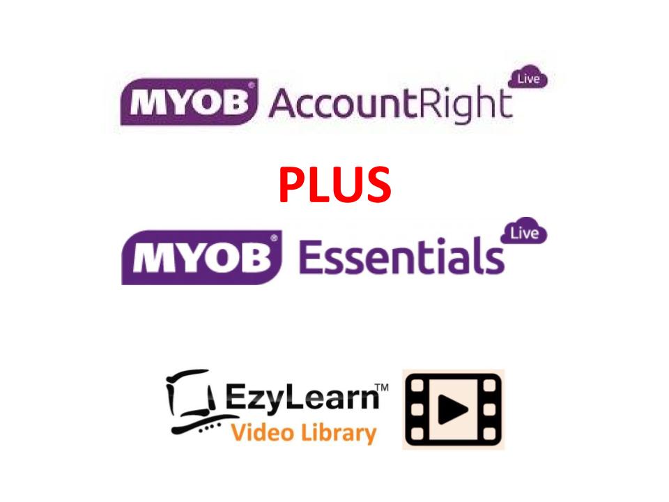 MYOB Accountright & MYOB Essentials online training course video library logo 2
