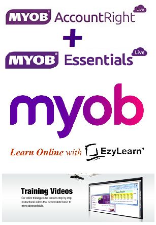 MYOB COMPLETE Training course video library logo