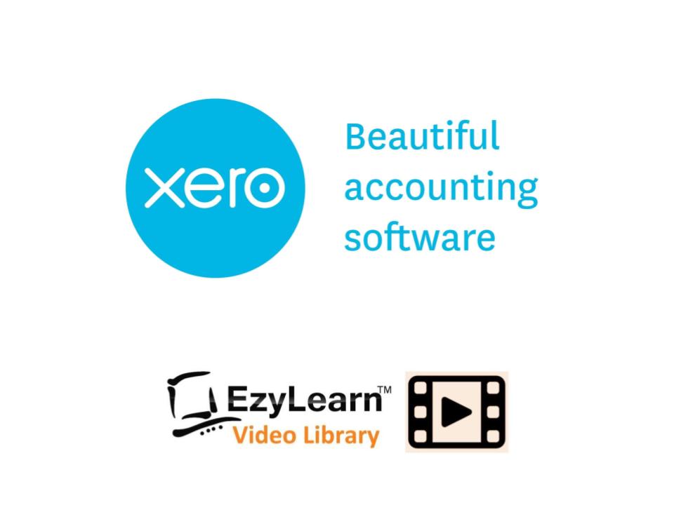 Xero Accounting Software Video Training Library and Software Support