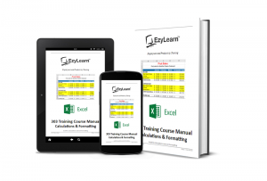 Microsoft Excel Beginners Training Course Manual, Workbook & Practice Exercise files - 303 Calculations & Formatting Cells