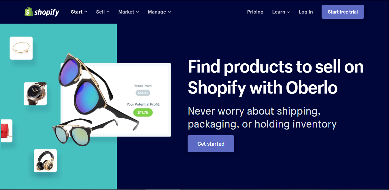 Start or buy an online drop shipping business using Shopify and Oberlo - online training courses to work remotely from home - EzyLearn