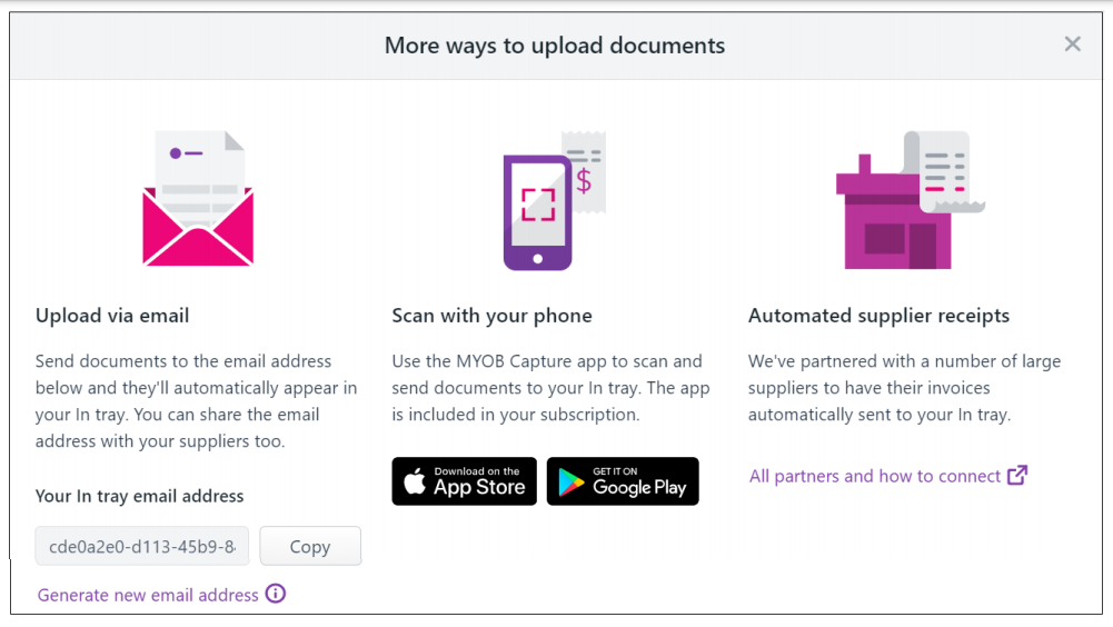 Learn how to upload tax invoices and receipts to MYOB Essentials using MYOB Intray and Capture App - EzyLearn Online Training Courses