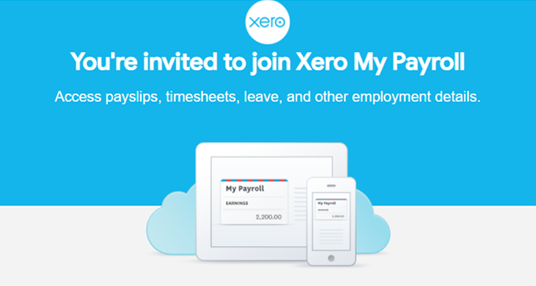 Xero My Payroll Welcome 