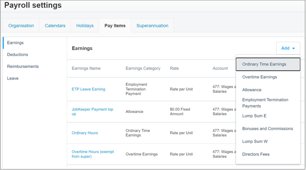 Learn how to use Xero Payroll Administration training course & Certificate for payroll categories
