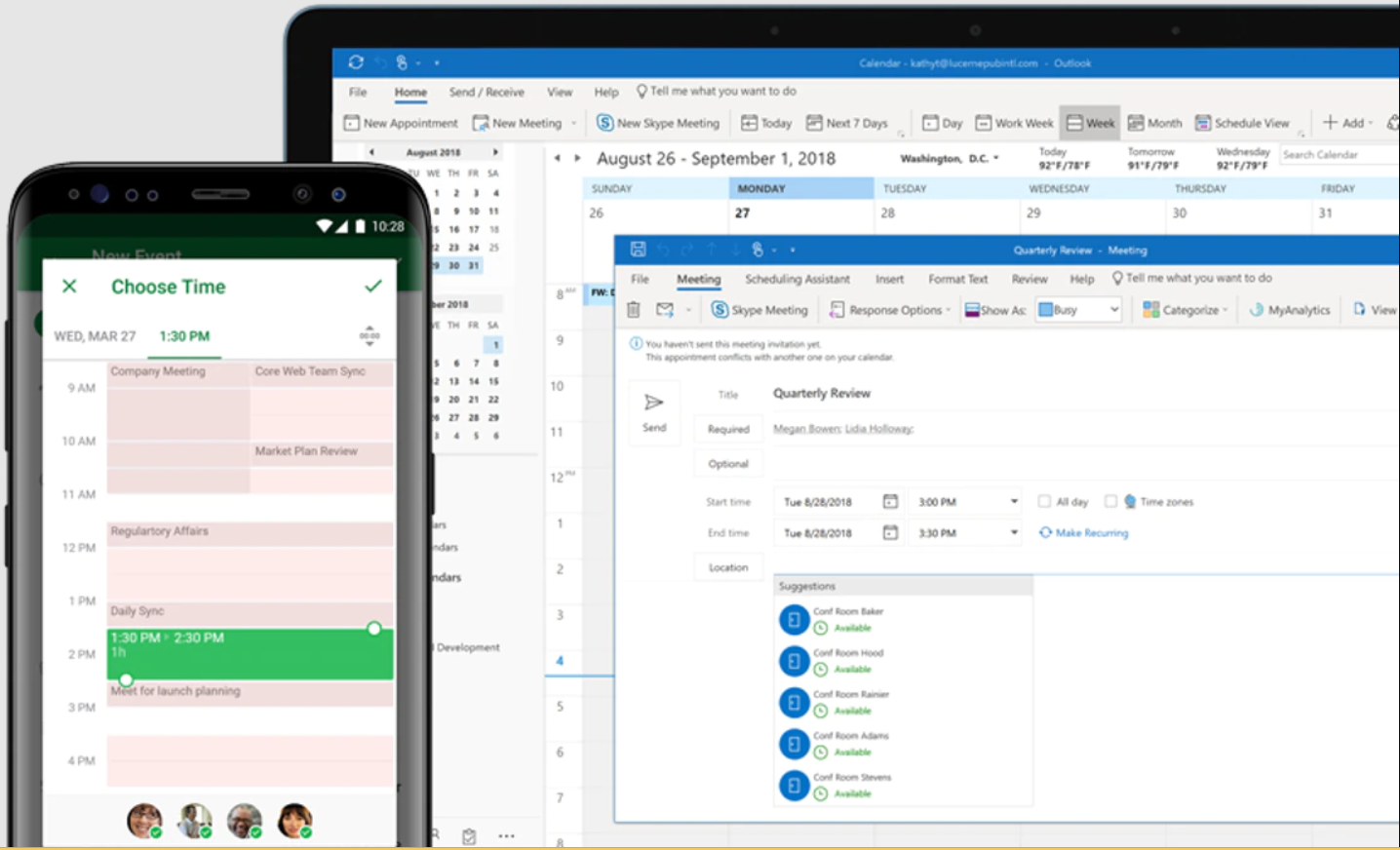 Microsoft Outlook Training Course for meetings, scheduling, and working as part of a team