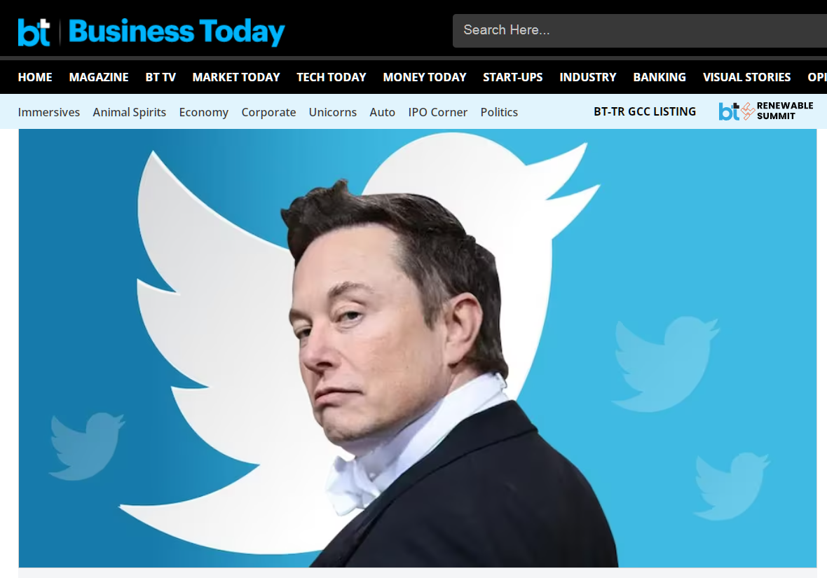 Business Today Article about Elon Musk firing Twitter staff - will Twitter become a payment service like PayPal for Xero Integration - EzyLearn