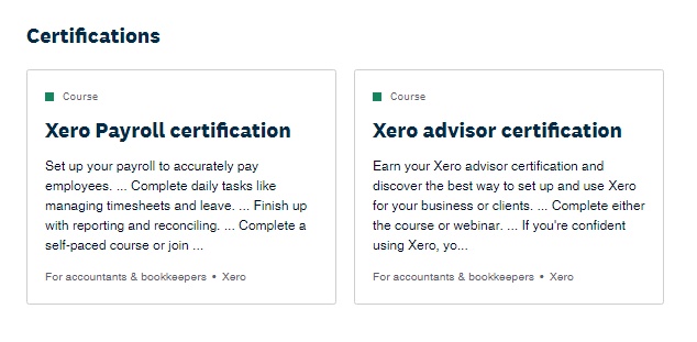 Is Xero training free - Yes, Xero Payroll Certification and Xero Certified Advisor